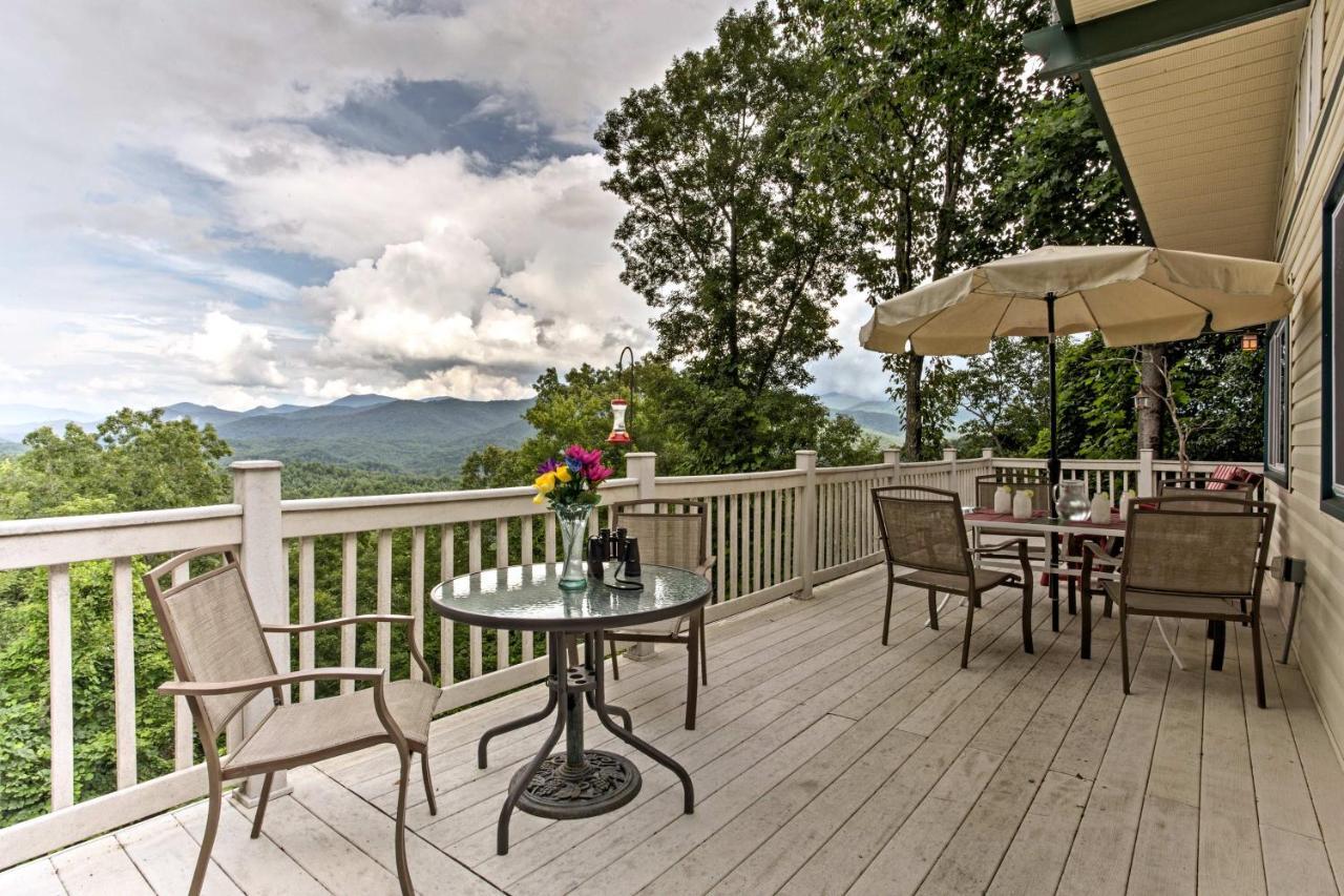 Secluded Mountain Home With Stunning Views And Deck! Bryson City Zewnętrze zdjęcie