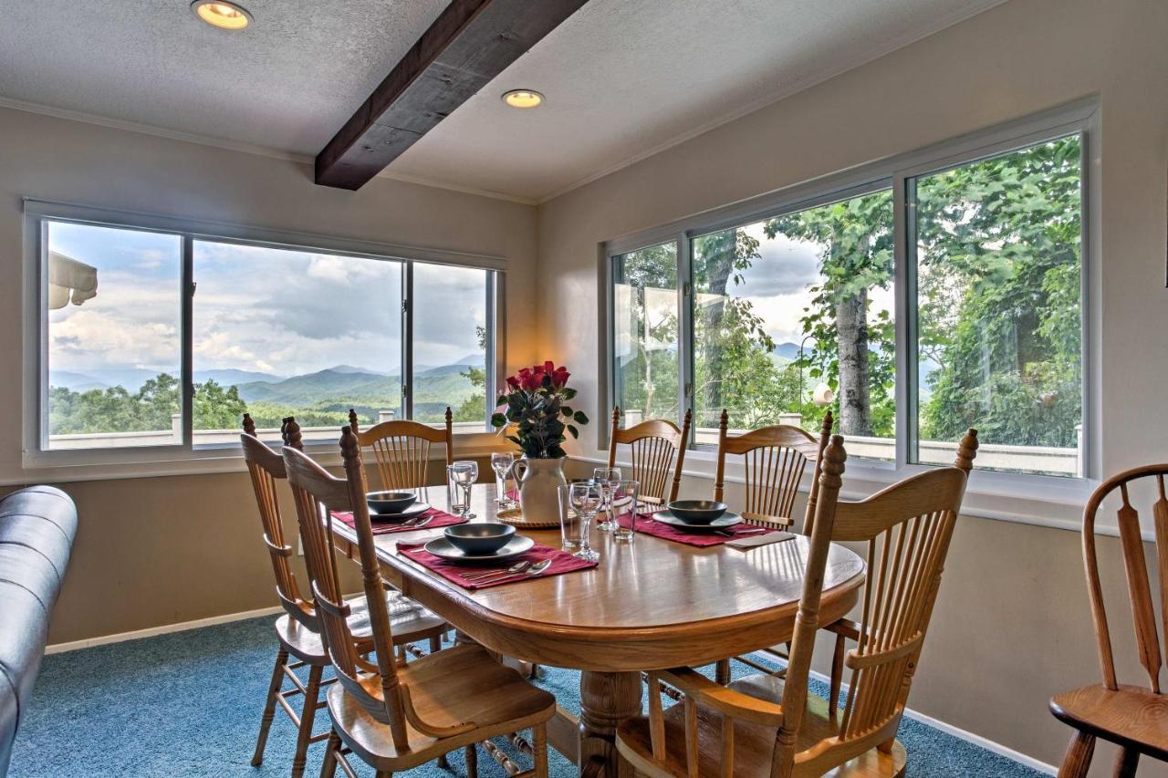 Secluded Mountain Home With Stunning Views And Deck! Bryson City Zewnętrze zdjęcie
